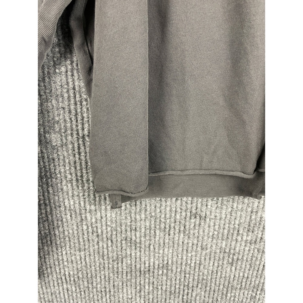 Aerie Popover Polo Sweatshirt Oversized Large Graphic Wash Minimalist Lounge L - Picture 4 of 9